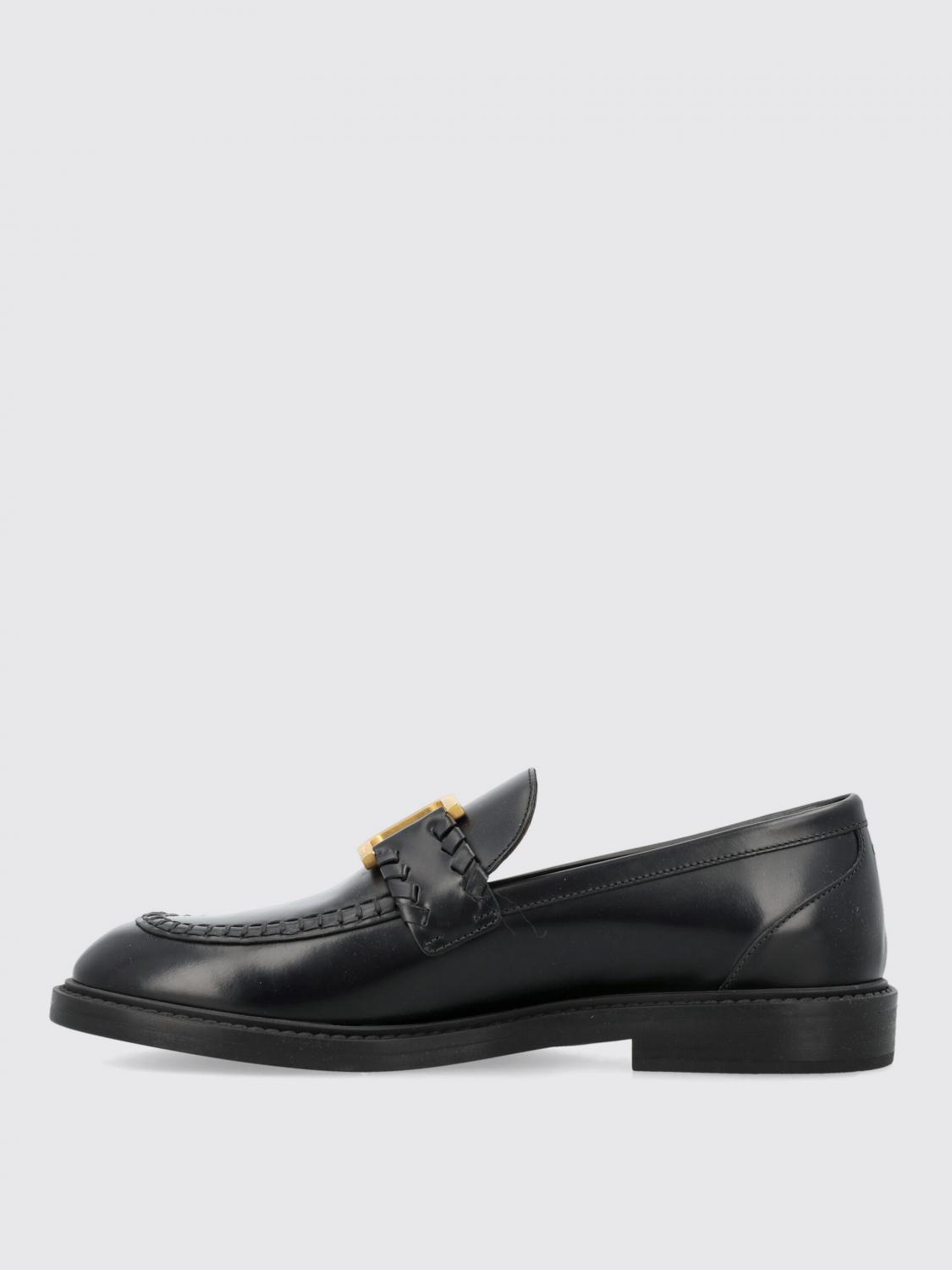 CHLOÉ MOCASSINI: Mocassino Chloè in pelle , Nero - Img 4