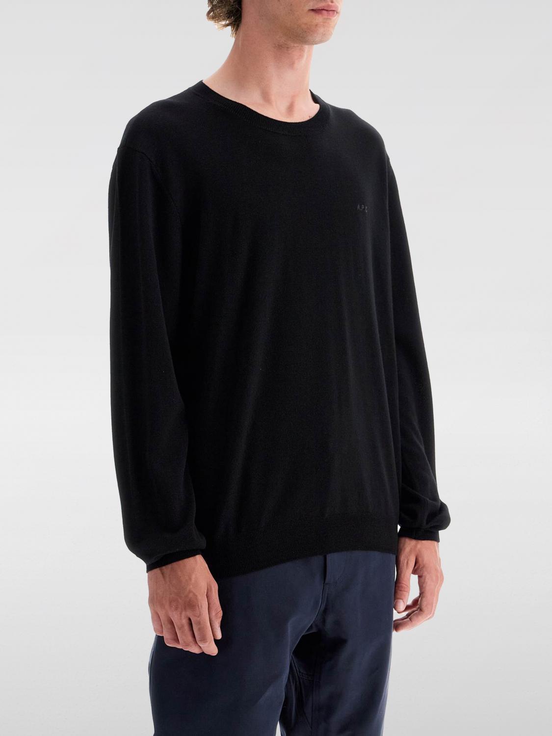 A.P.C. SWEATER: Sweater men A.P.C., Black - Img 1