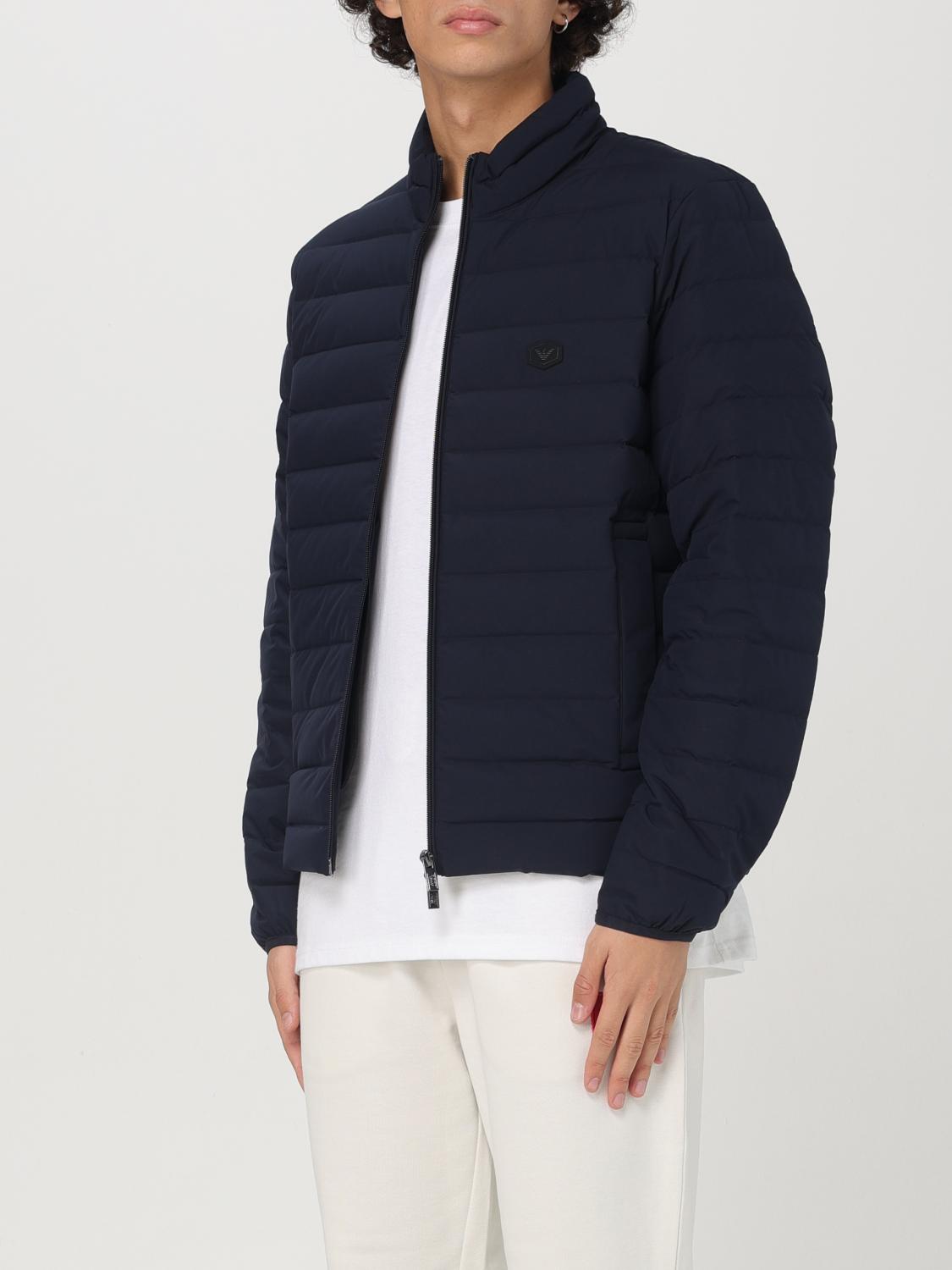 EMPORIO ARMANI GIACCA: Giubbotto Emporio Armani in nylon trapuntato , Blue - Img 3