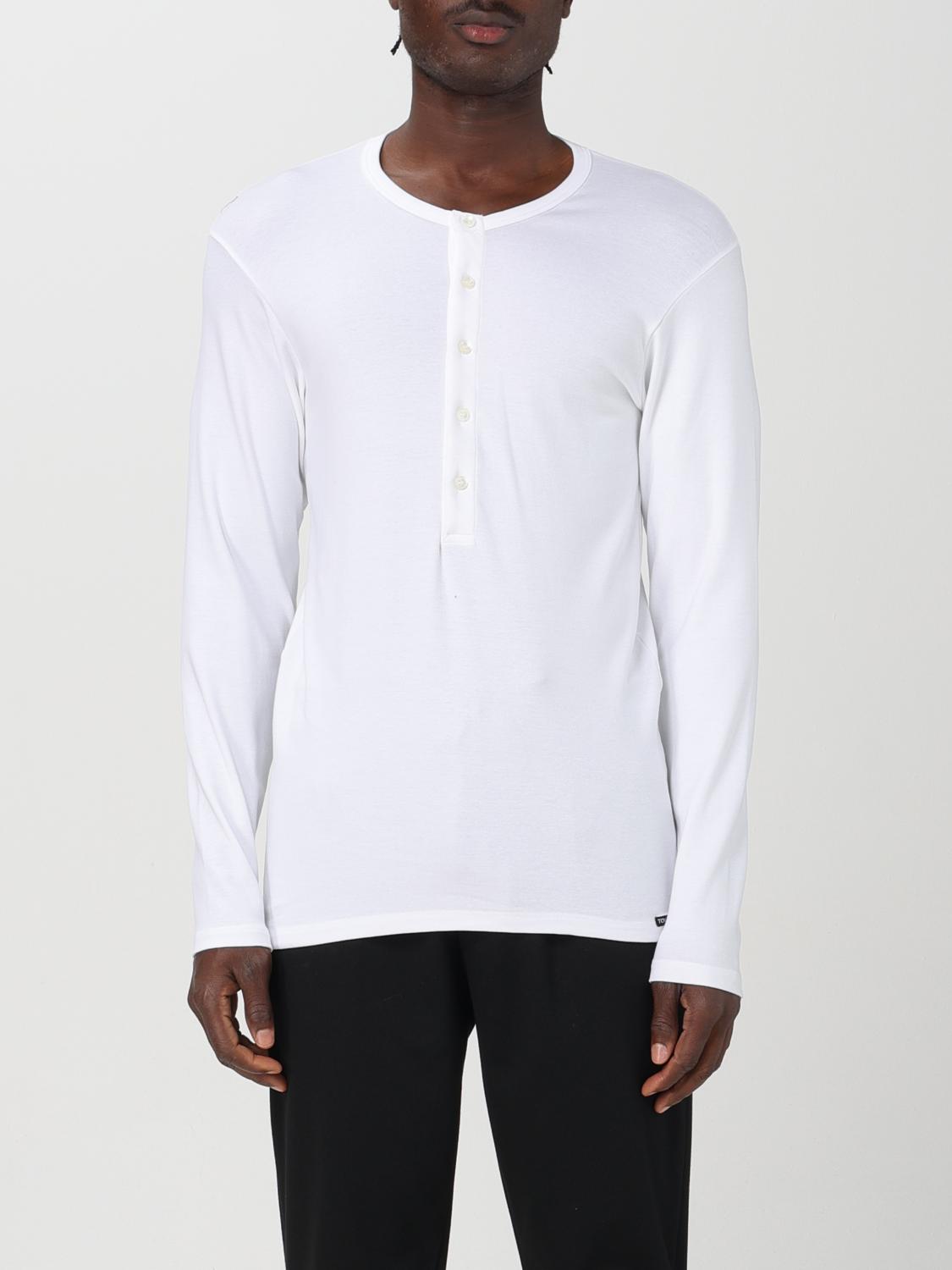 TOM FORD T-SHIRT: Pullover herren Tom Ford, Weiß - Img 1