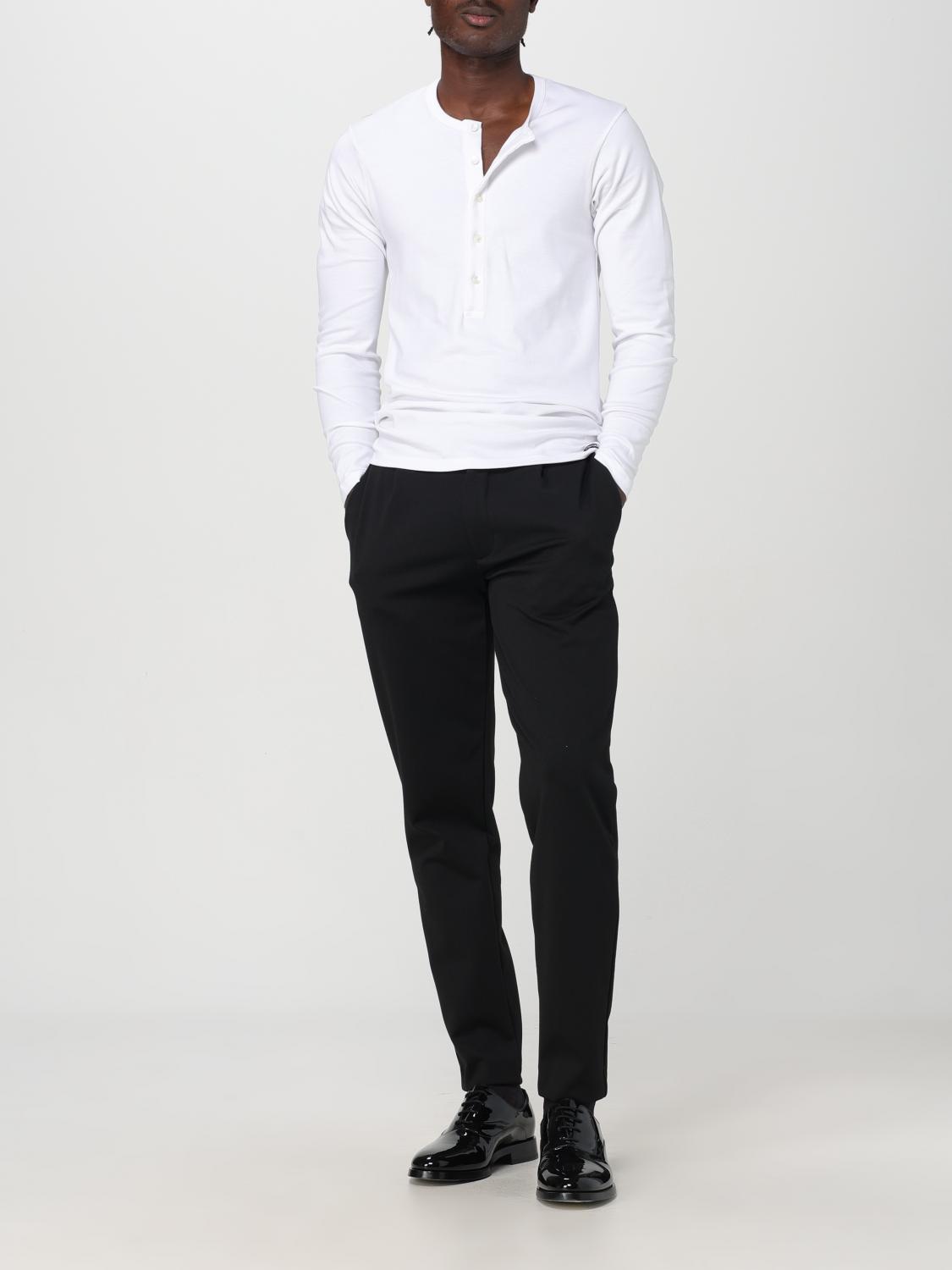 TOM FORD T-SHIRT: Pullover herren Tom Ford, Weiß - Img 2