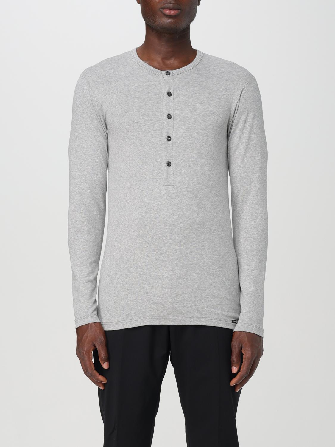 TOM FORD T-SHIRT: Pull homme Tom Ford, Gris - Img 1