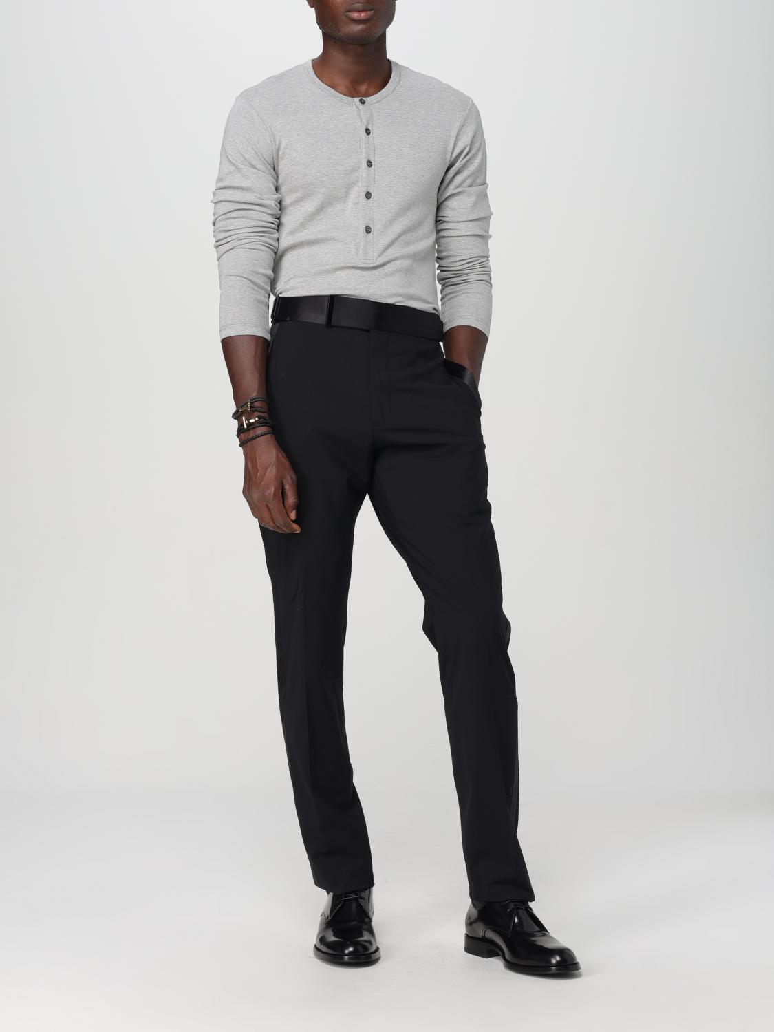 TOM FORD T-SHIRT: Pull homme Tom Ford, Gris - Img 2