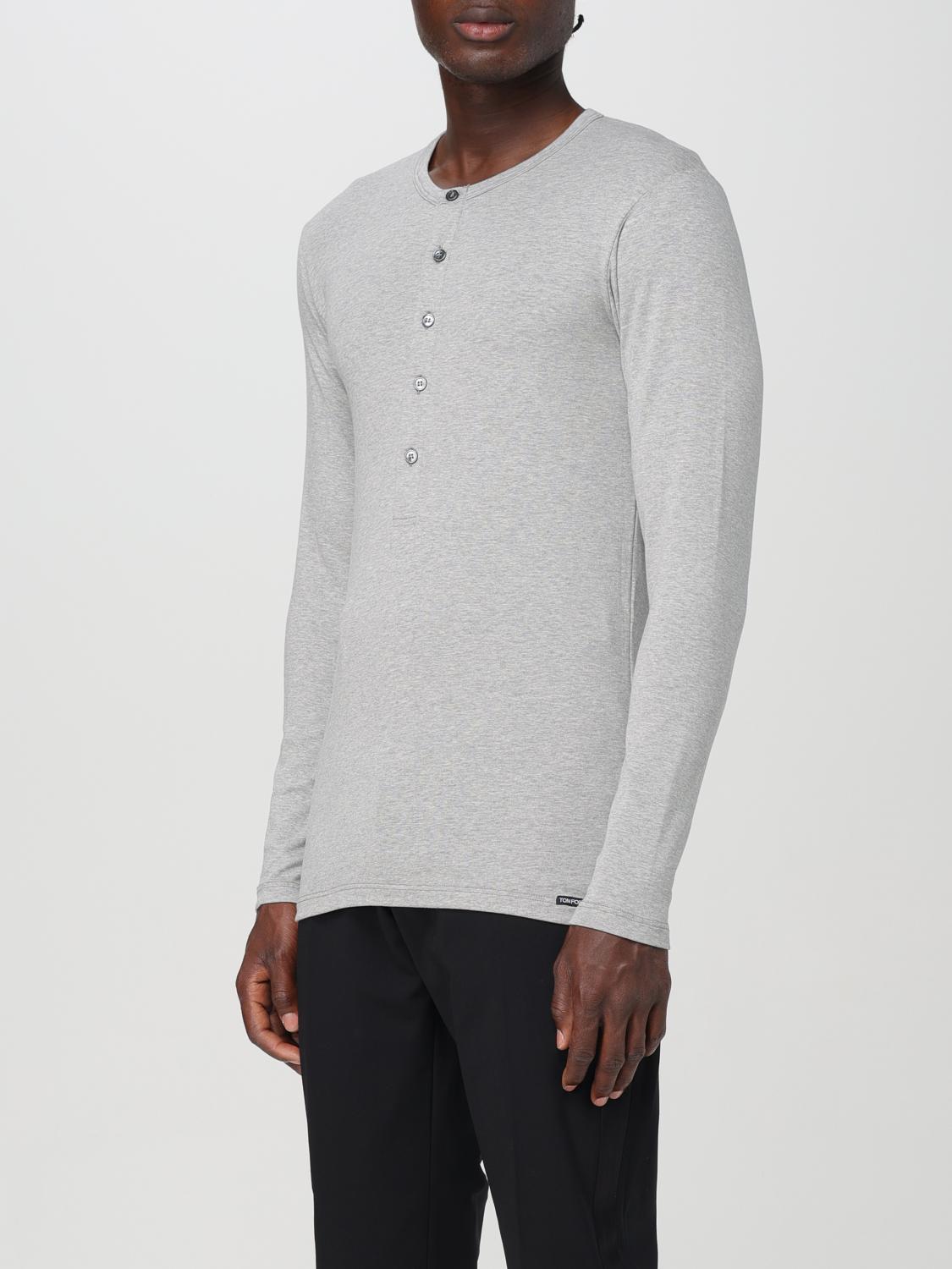 TOM FORD T-SHIRT: Pull homme Tom Ford, Gris - Img 4