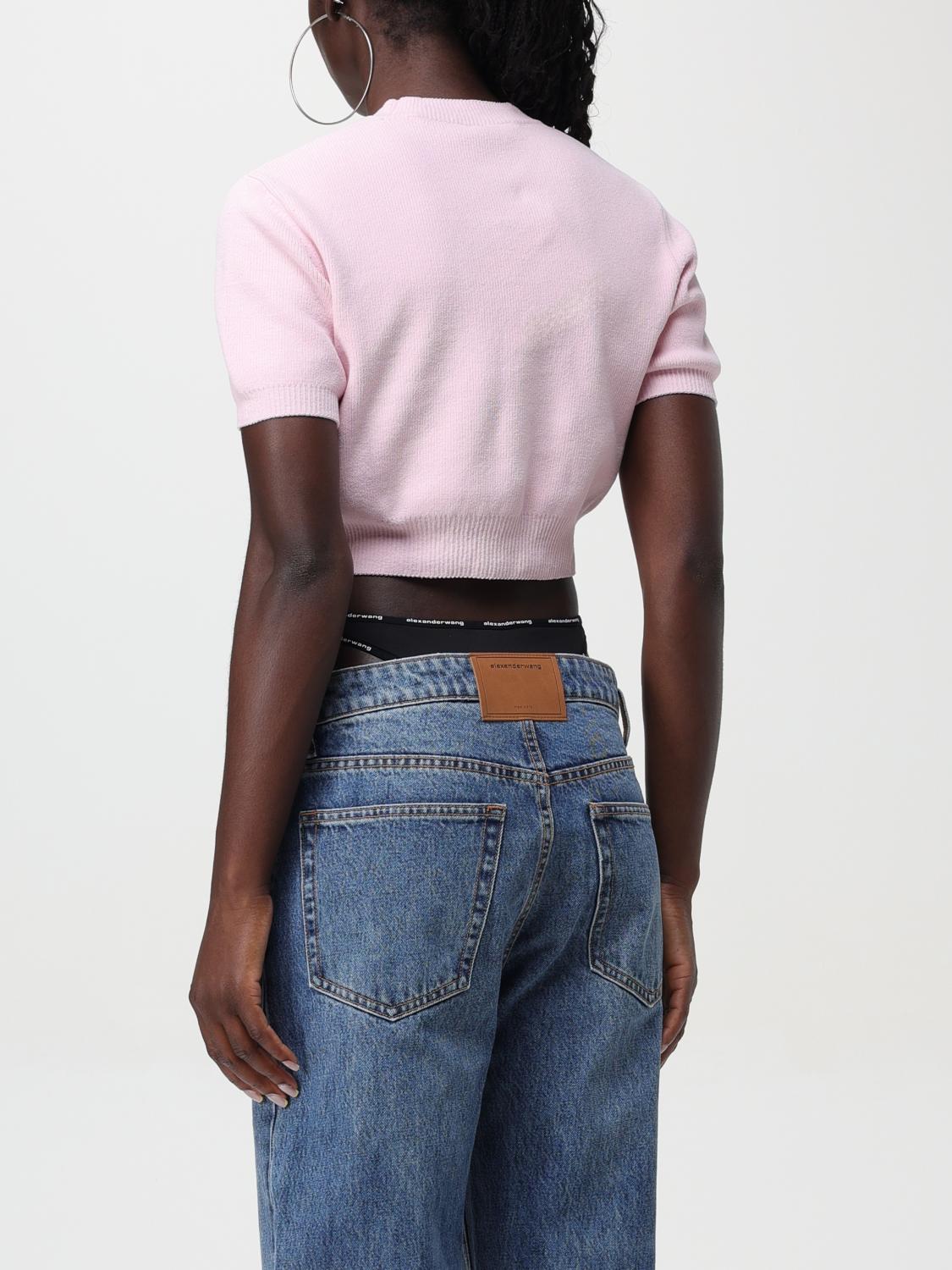 ALEXANDER WANG トップス: トップス レディース Alexander Wang, ピンク - Img 3