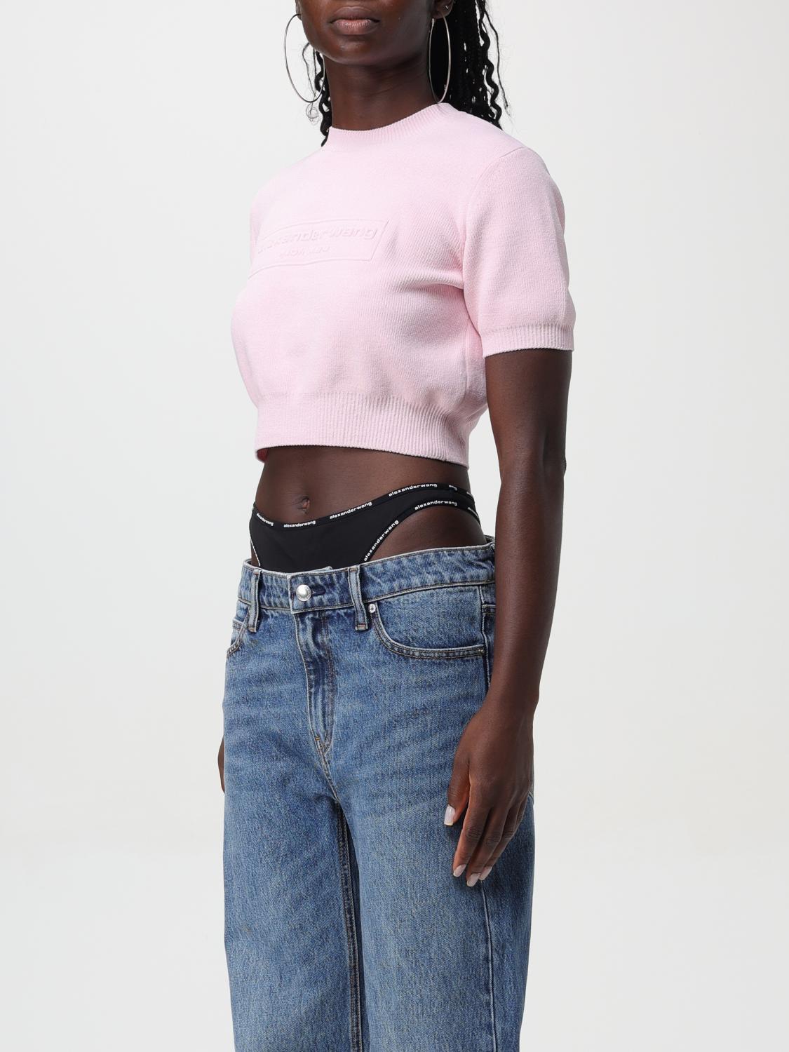 ALEXANDER WANG トップス: トップス レディース Alexander Wang, ピンク - Img 4