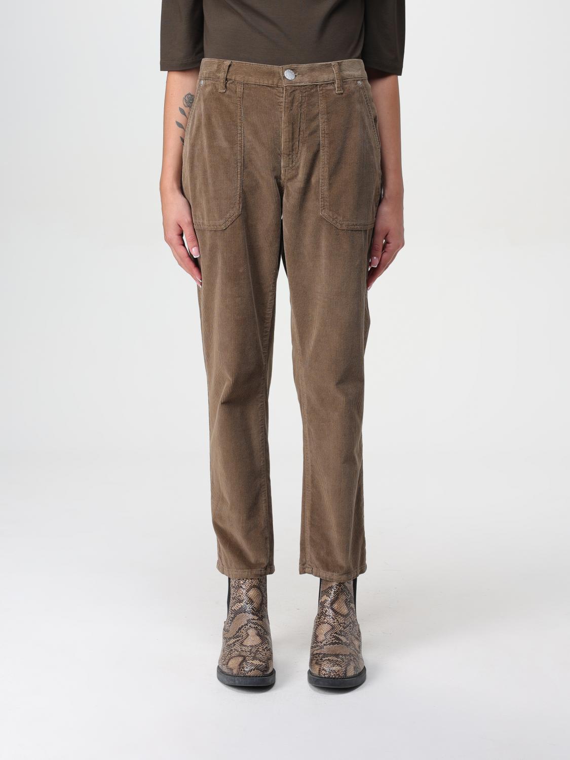 PINKO PANTALONI: Pantaloni Pinko in velluto a costine , Marrone - Img 1