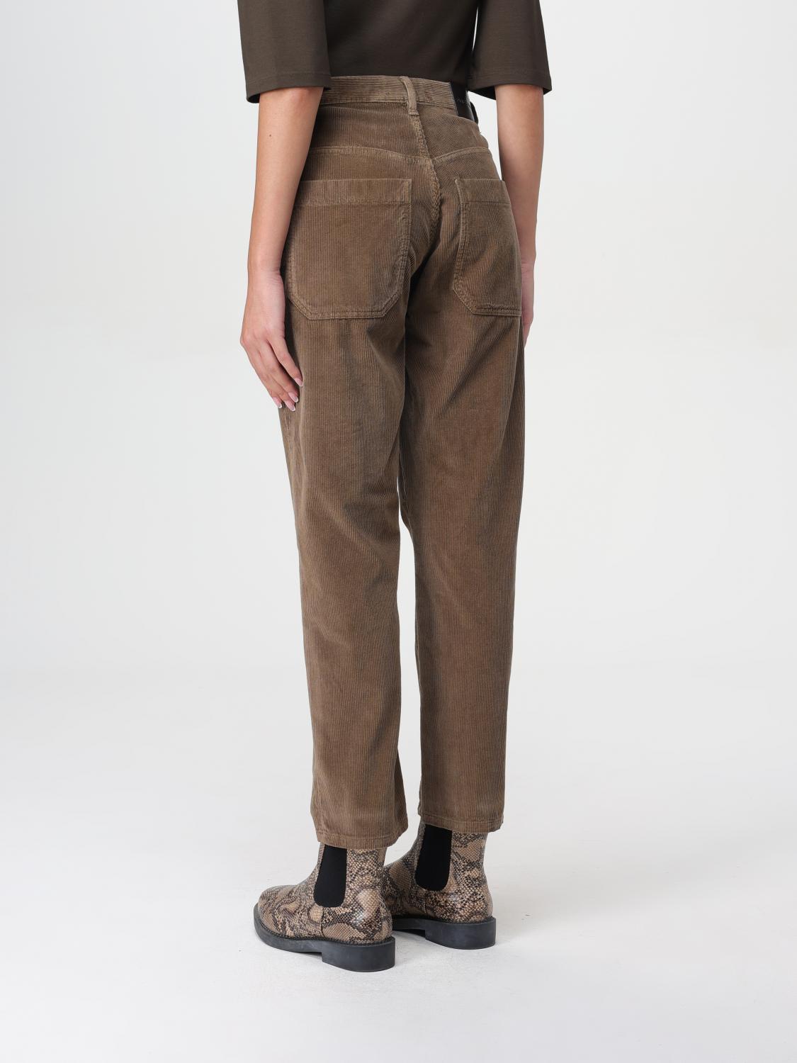 PINKO PANTALONI: Pantaloni Pinko in velluto a costine , Marrone - Img 2
