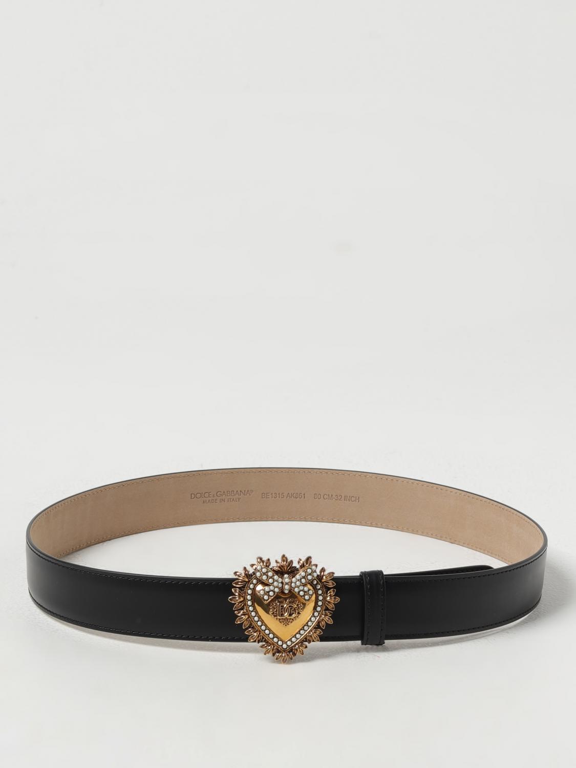 Dolce & Gabbana Belt woman - Black | BE1315AK861 | GIGLIO.COM
