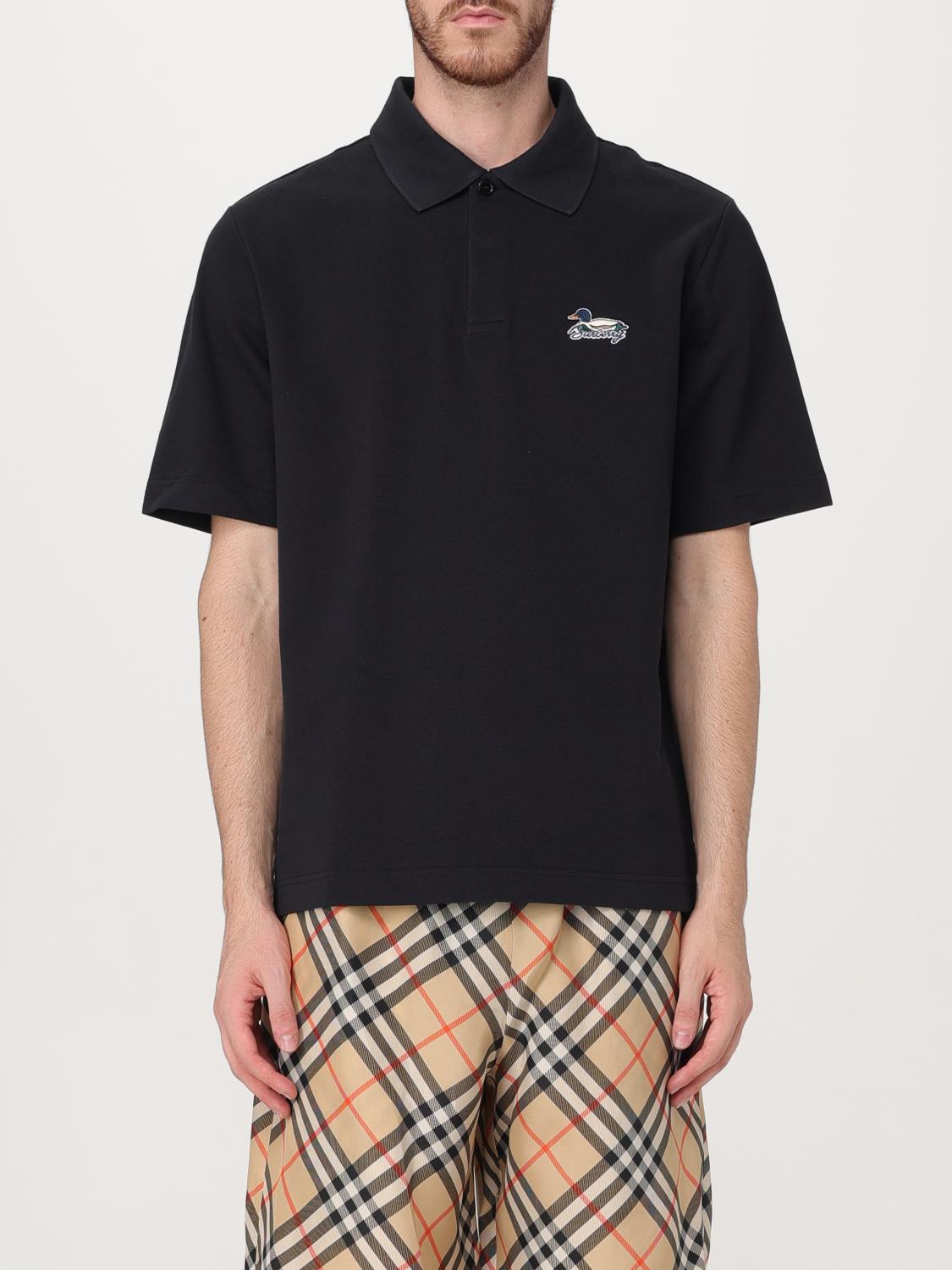 Burberry ポロシャツ メンズ - ブラック | 8094256 | GIGLIO.COM