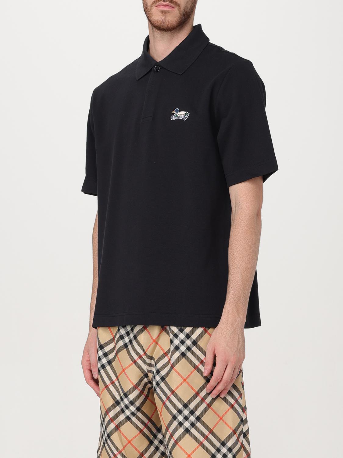 BURBERRY　LONDON メンズポロシャツ 新品 Burberry ポロシャツ メンズ - ブラック | 8094256 | GIGLIO.COM