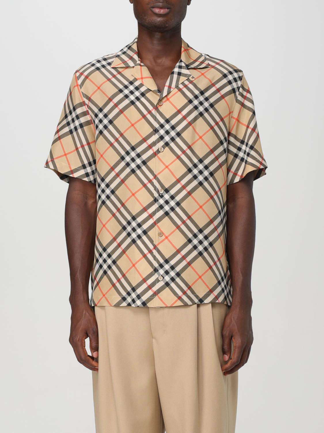 BURBERRY SHIRT: T-shirt men Burberry, Multicolor - Img 1