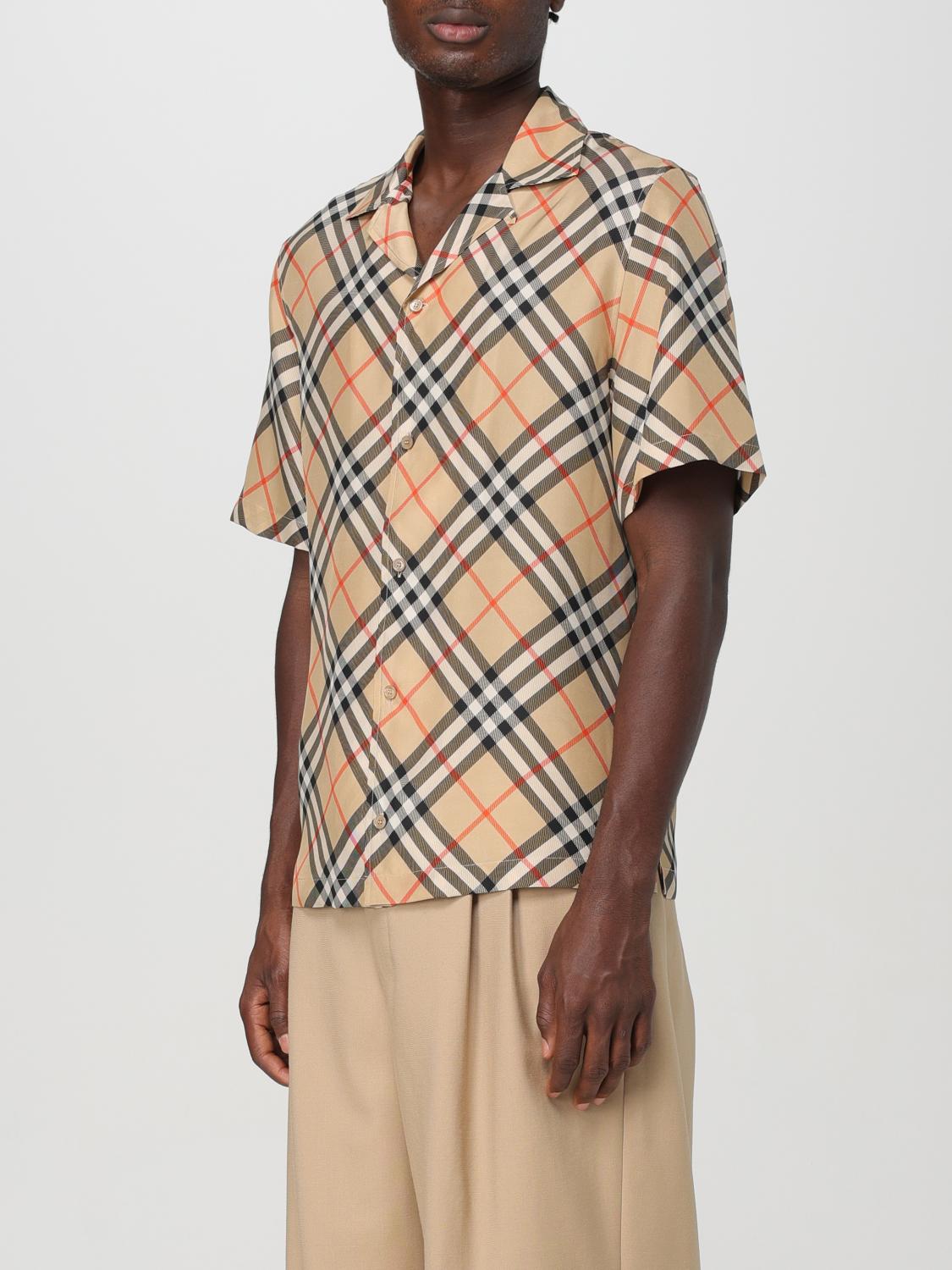 BURBERRY SHIRT: T-shirt men Burberry, Multicolor - Img 4
