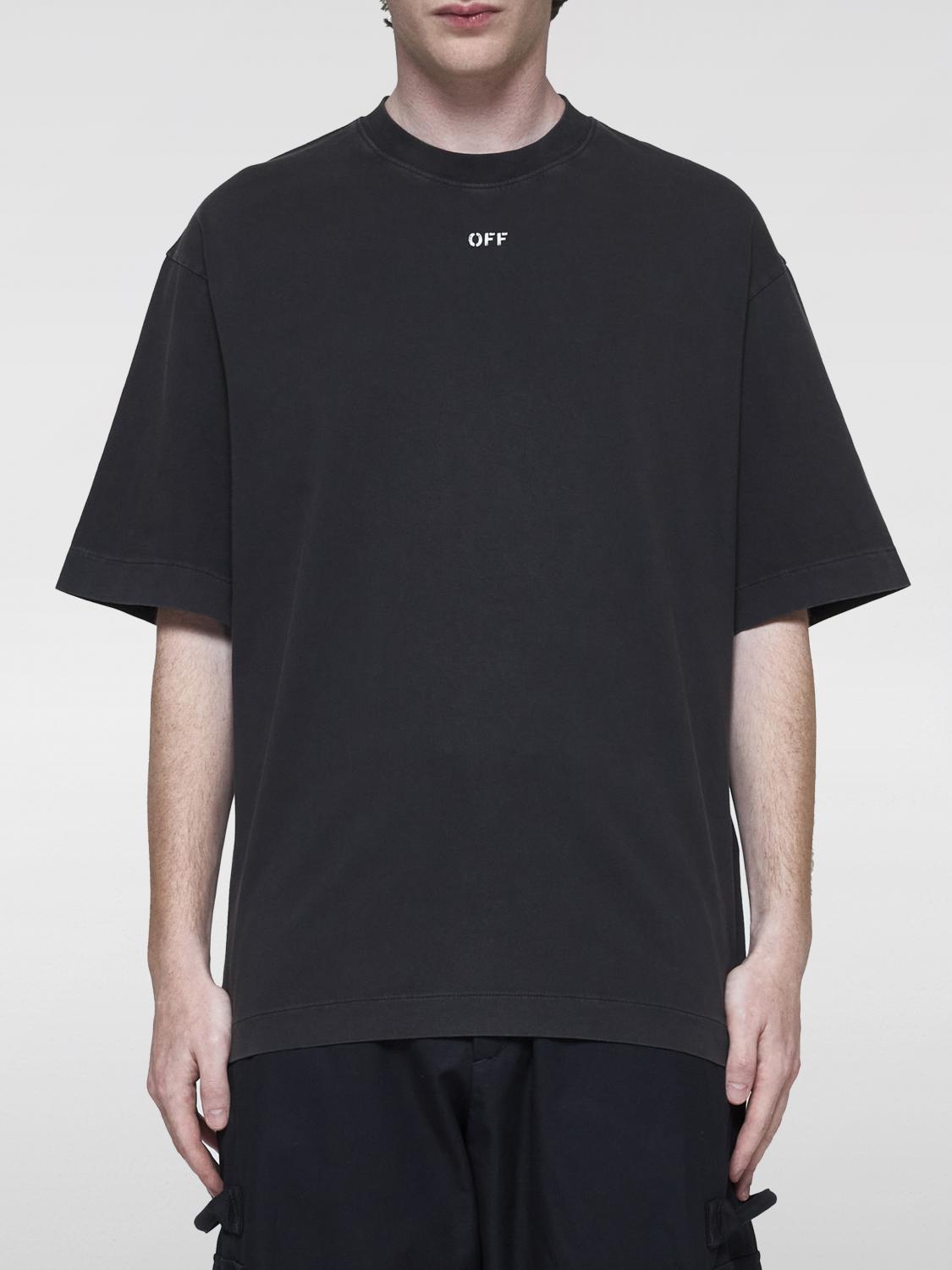 Off-White Tシャツ メンズ - ブラック | OMAA120C99JER0061077