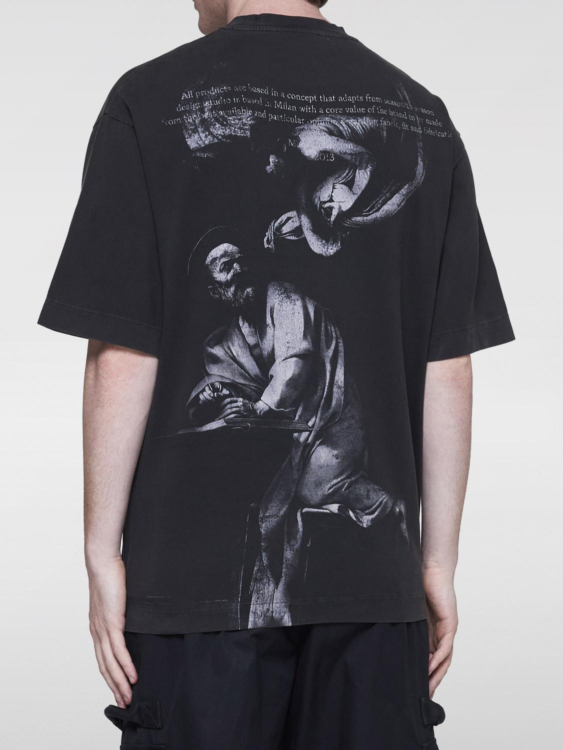 Off-White T-shirt men - Black | OMAA120C99JER0061077 | GIGLIO.COM