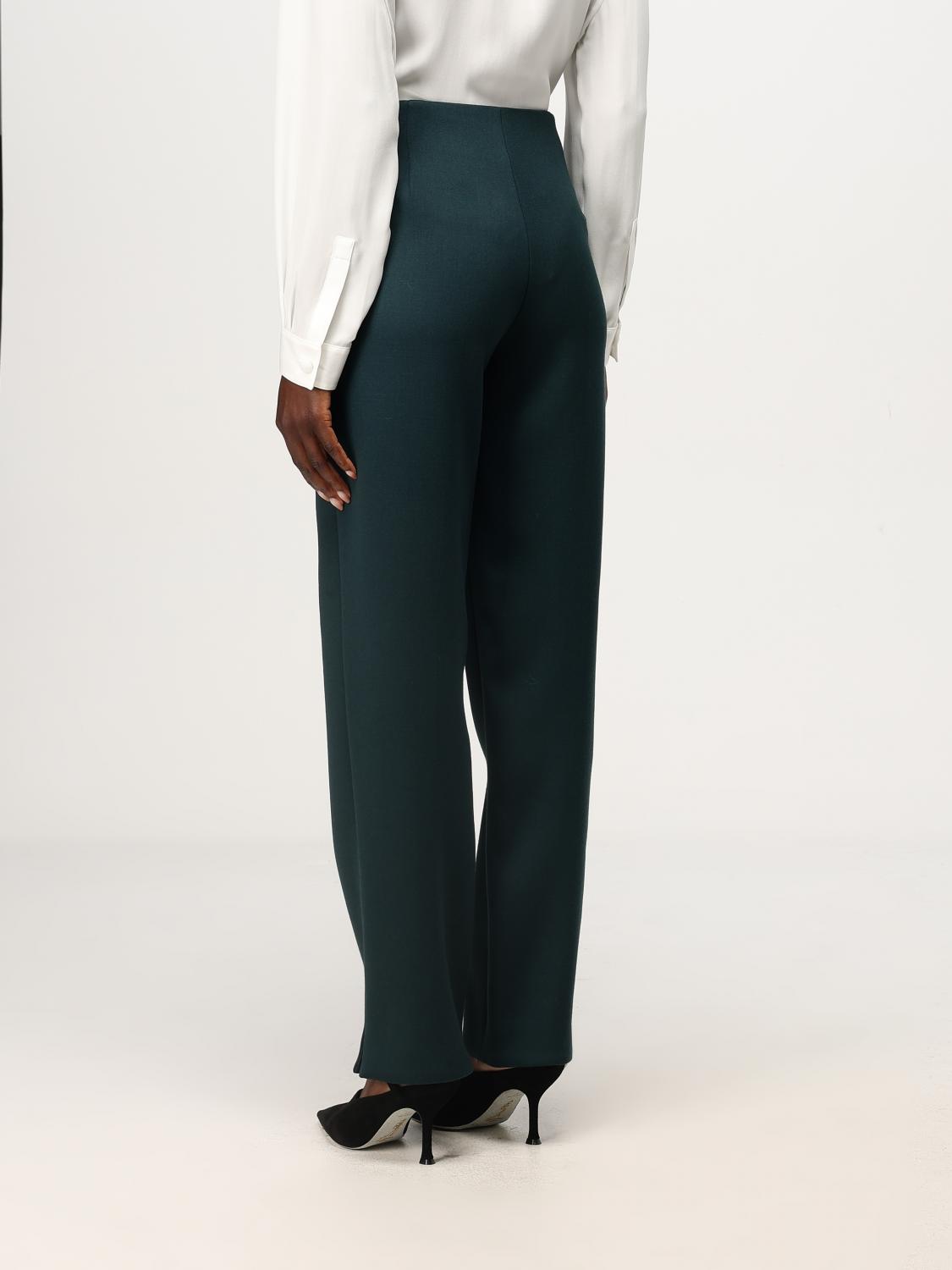 GIORGIO ARMANI PANTS: Pants woman Giorgio Armani, Green - Img 3