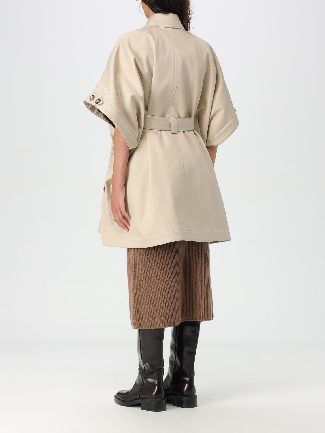 MAX MARA TRENCH: Trench a mantella Max Mara, Sabbia - Img 2