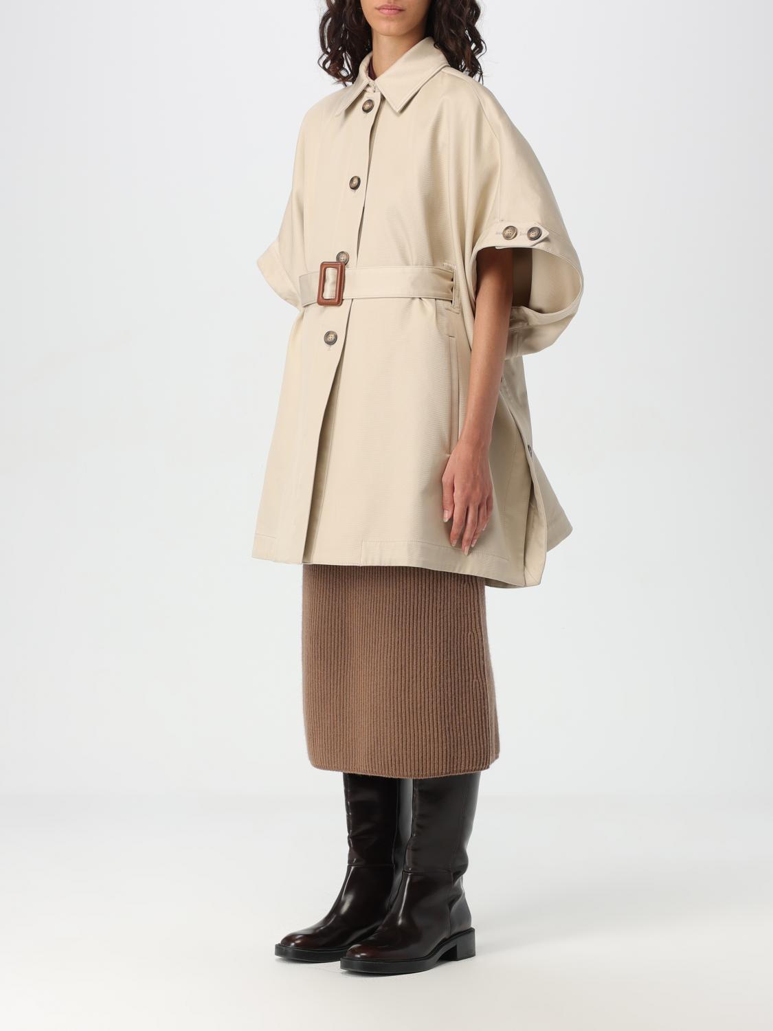 MAX MARA TRENCH: Trench a mantella Max Mara, Sabbia - Img 3