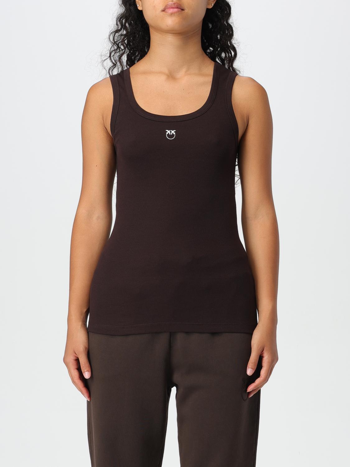 PINKO CAMISETA: Top mujer Pinko, Marrón - Img 1