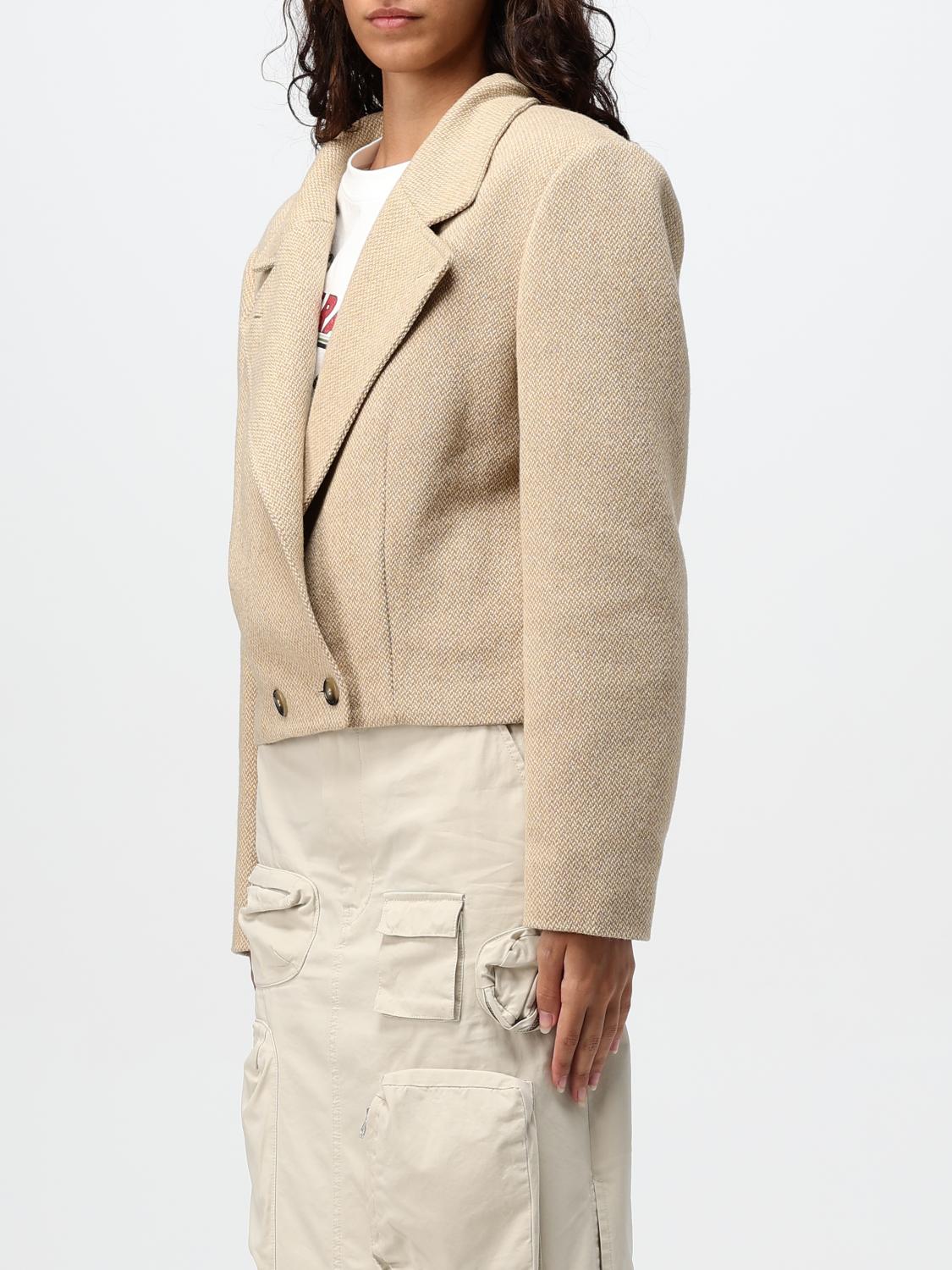 ISABEL MARANT ETOILE CHAQUETA: Americana mujer Isabel Marant Etoile, Beige - Img 3