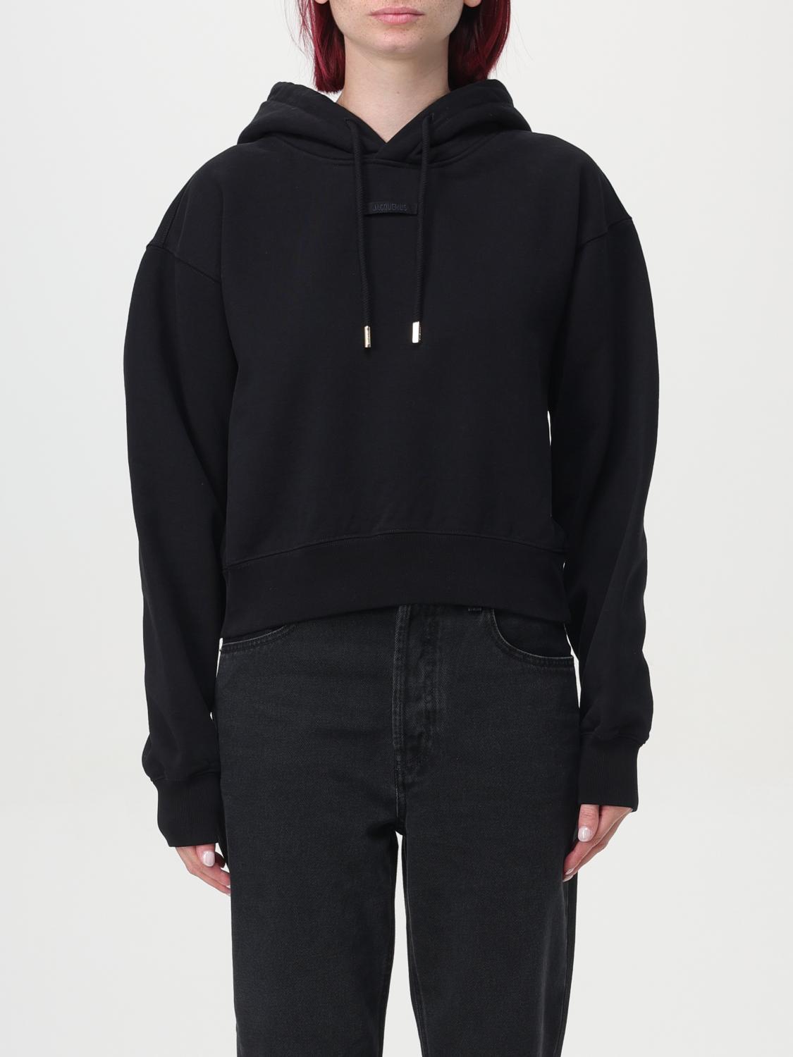 JACQUEMUS FELPA: Felpa Jacquemus in cotone , Nero - Img 1