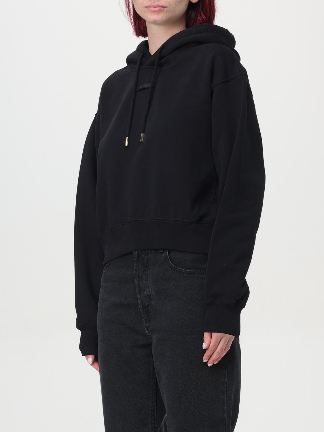 JACQUEMUS FELPA: Felpa Jacquemus in cotone , Nero - Img 4
