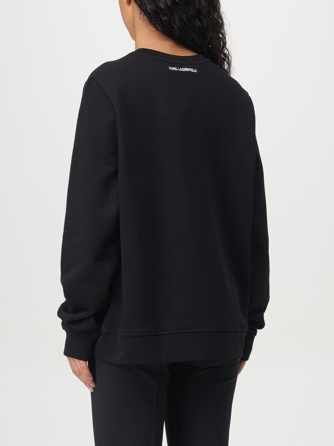 KARL LAGERFELD SWEATSHIRT: Sweatshirt woman Karl Lagerfeld, Black - Img 2