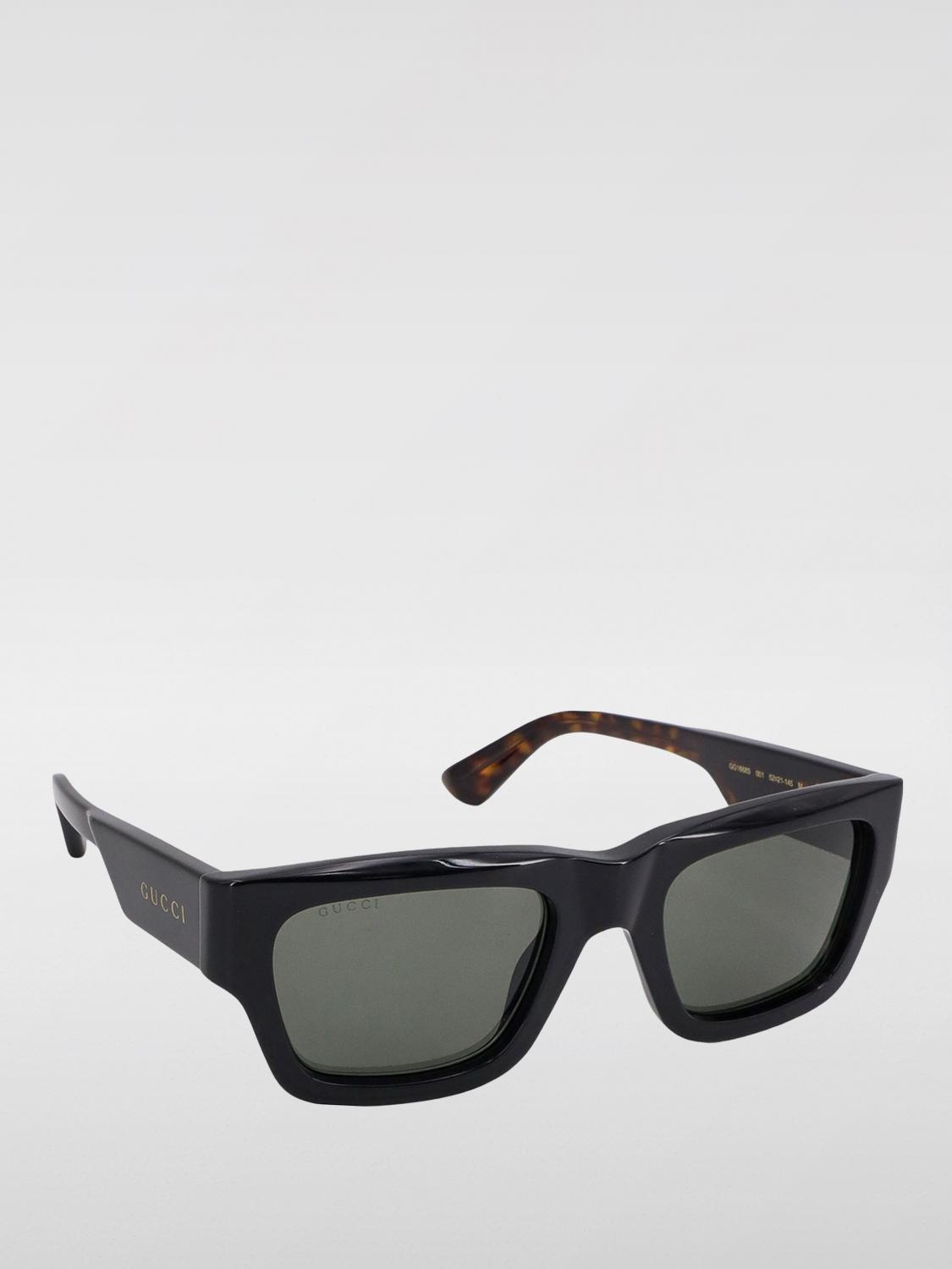 GUCCI LUNETTES DE SOLEIL: Lunettes de soleil homme Gucci, Noir - Img 1