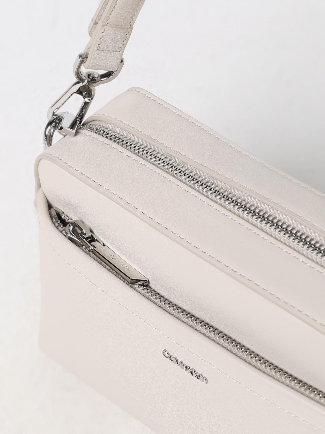 Calvin klein white crossbody bag deals