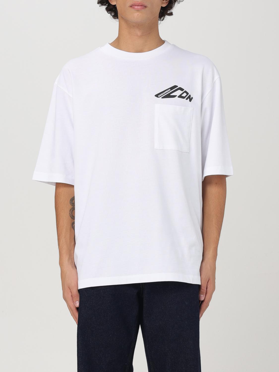 Giglio T-shirt Icon Dsquared2 in cotone