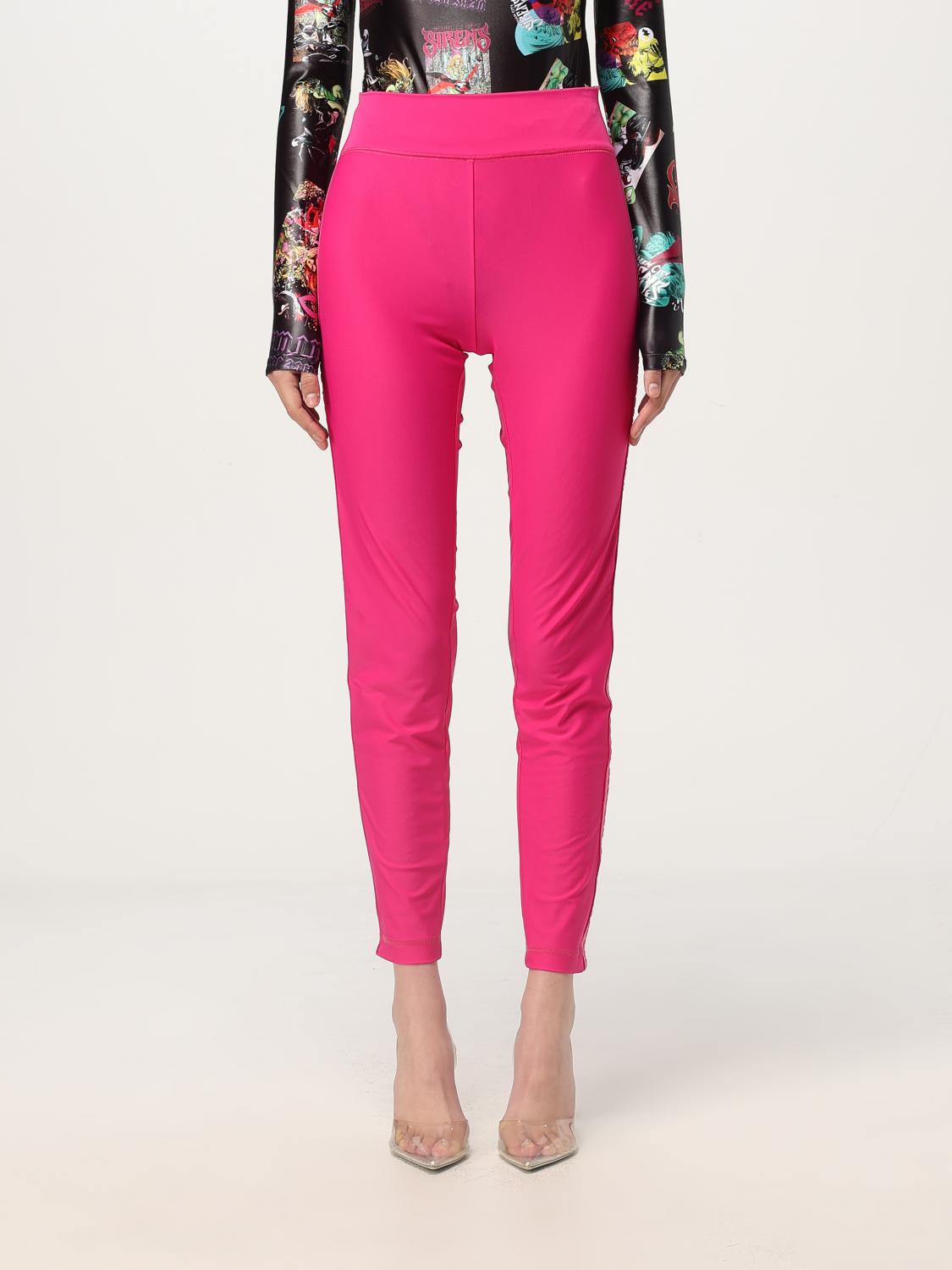 VERSACE JEANS COUTURE PANTALON: Pantalon femme Versace Jeans Couture, Rose - Img 1