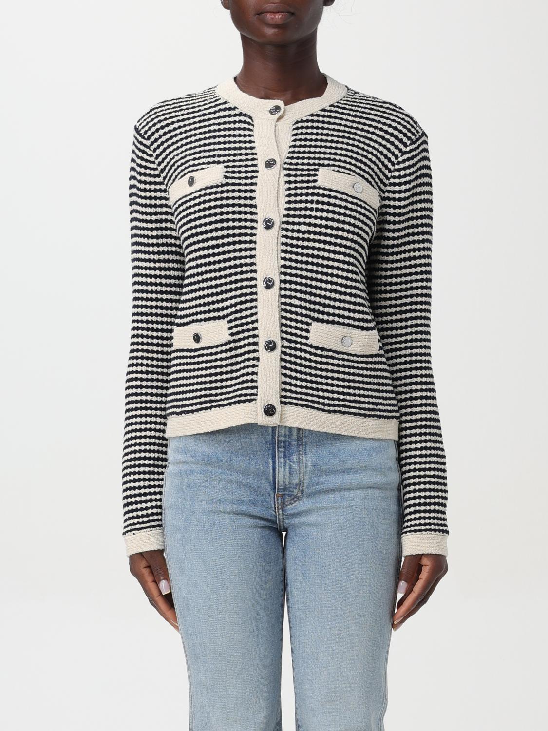 TORY BURCH CARDIGAN: Pull femme Tory Burch, Bleu - Img 1