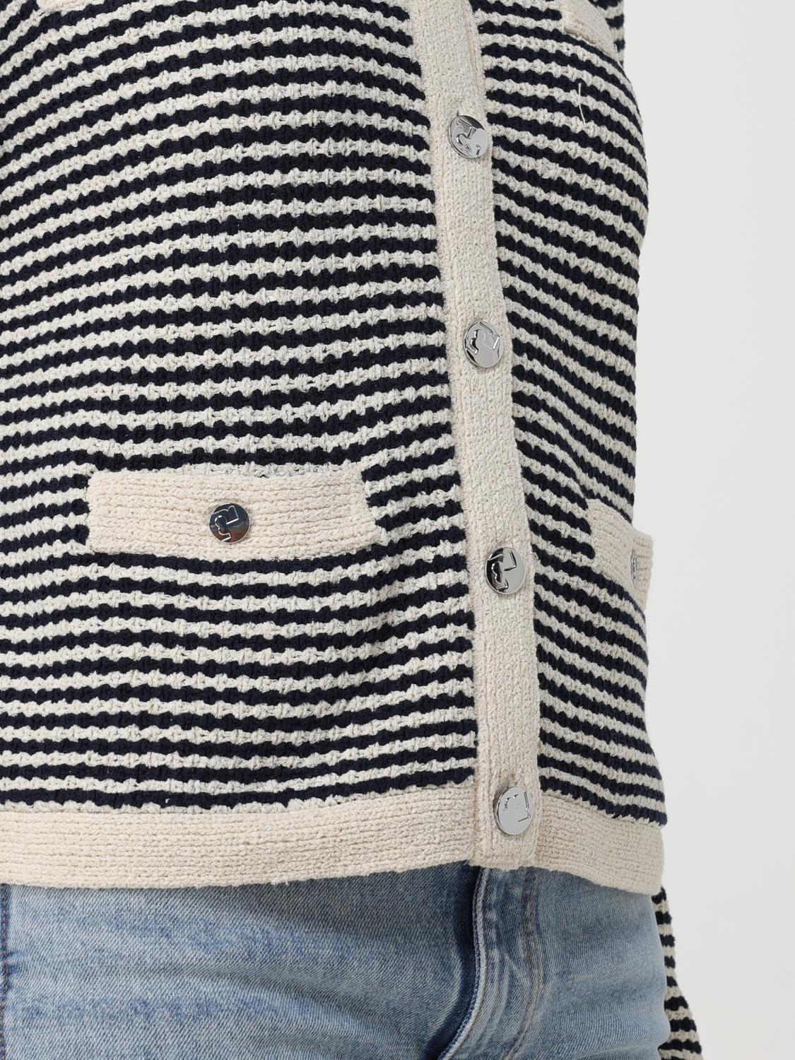 TORY BURCH CARDIGAN: Pull femme Tory Burch, Bleu - Img 3