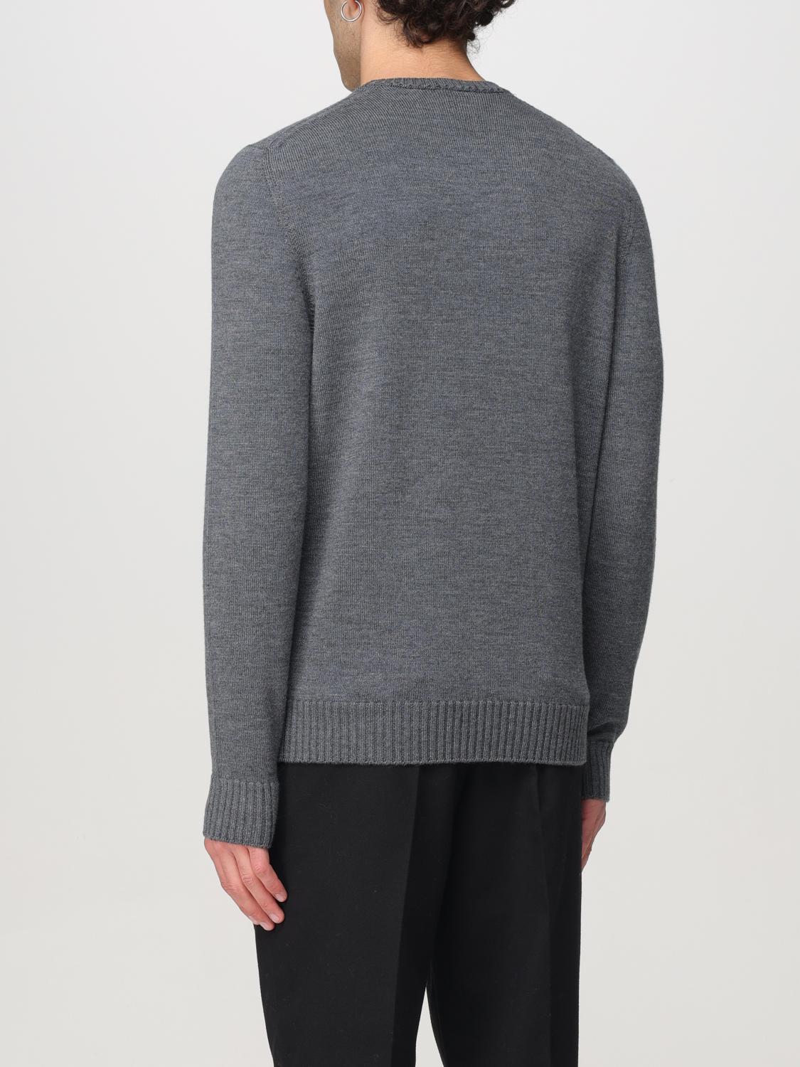 DRUMOHR 毛衣: 卫衣 男士 Drumohr, 炭黑色 - Img 2