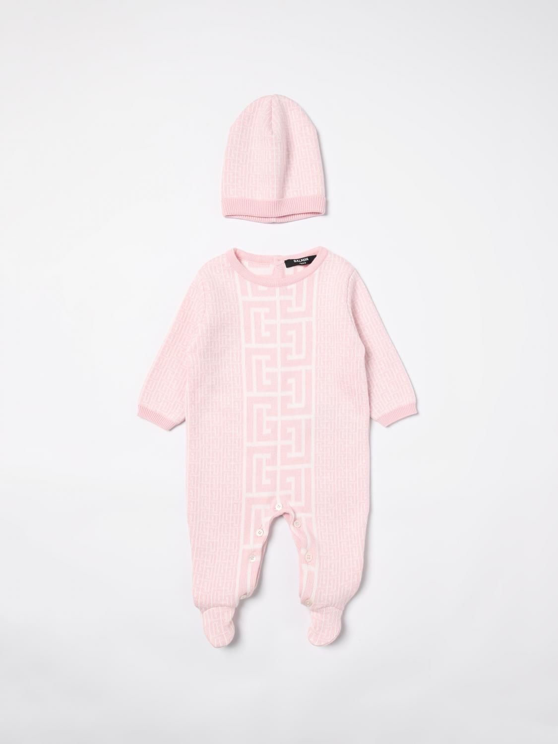 BALMAIN JUMPSUIT: Romper kids Balmain, Yellow Cream - Img 1
