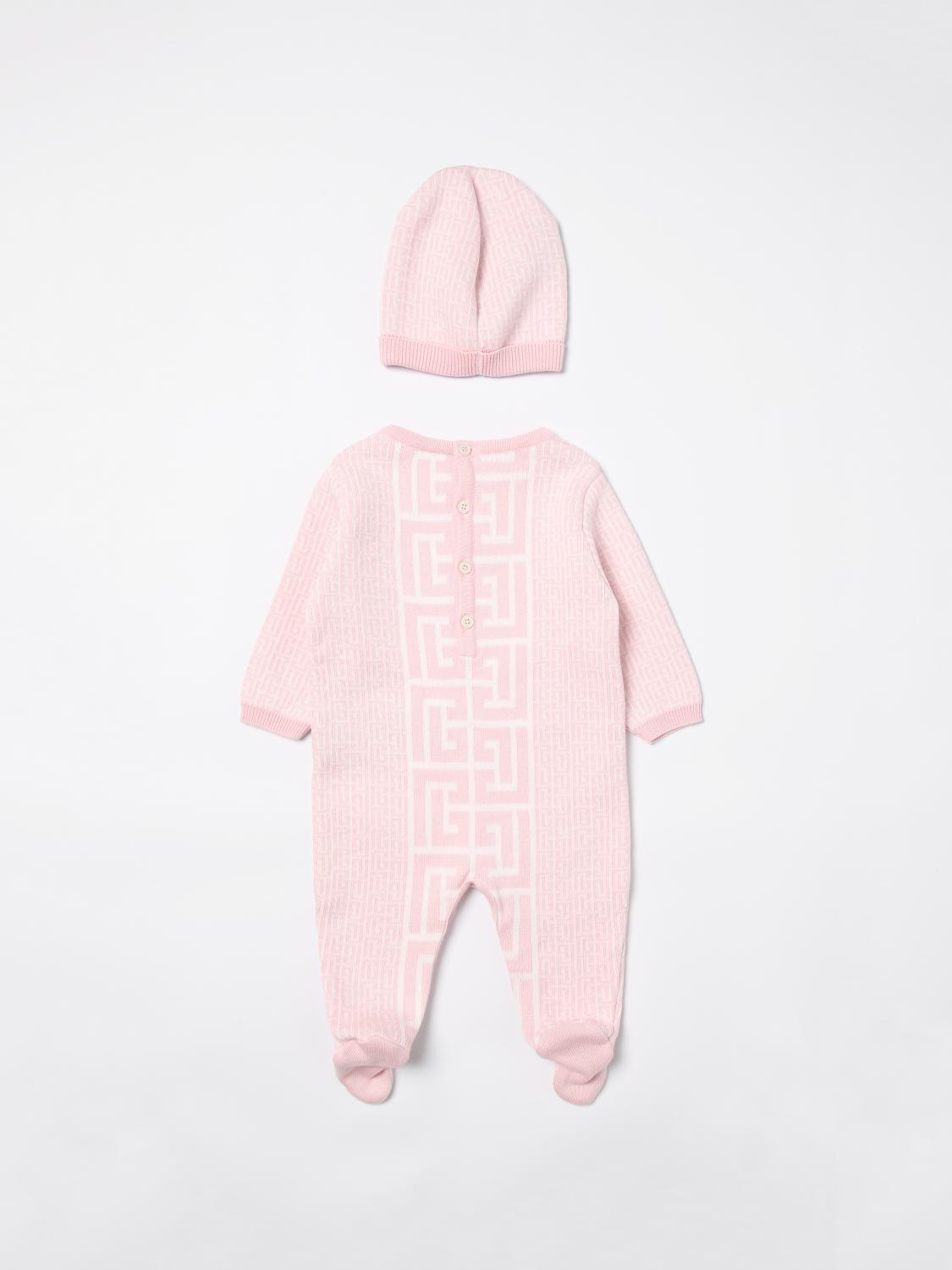 BALMAIN JUMPSUIT: Romper kids Balmain, Yellow Cream - Img 2