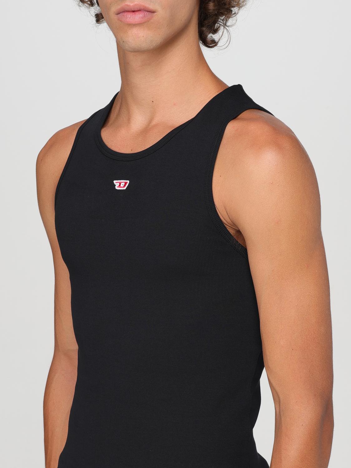 Diesel タンクトップ メンズ - ブラック | A040880EJAI | GIGLIO.COM
