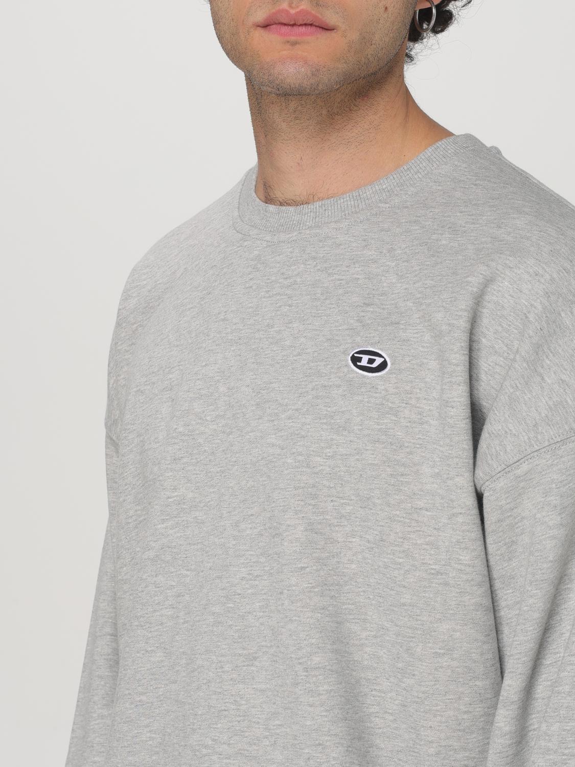 DIESEL SWEATSHIRT: Sweatshirt men Diesel, Grey - Img 3