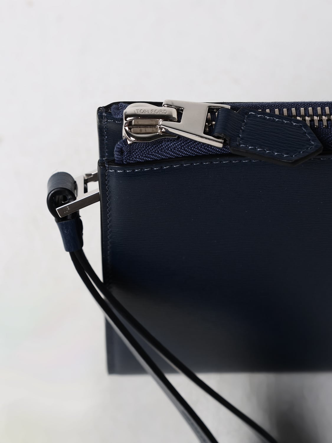 Porte-documents Tom Ford Authentique En Cuir Marron - Modèle H0188T - Occasion Très Bon état - Fabriqué En France