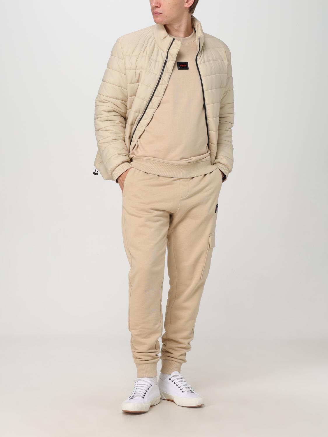 HUGO PANTS: Sweat men Hugo, Beige - Img 2