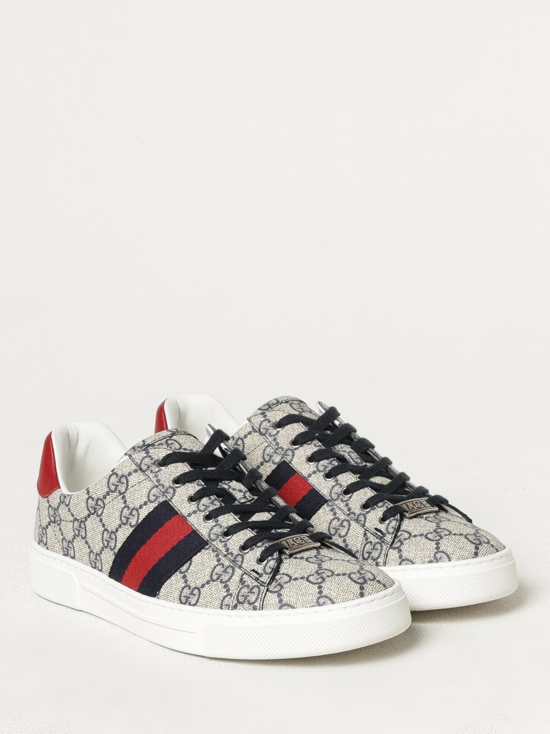 GUCCI SNEAKERS: Sneakers Ace Gucci in tessuto GG Supreme , Fantasia - Img 2