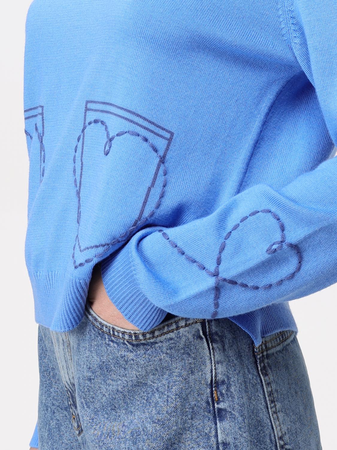 MOSCHINO JEANS PULLOVER: Pullover damen Moschino Jeans, Blau - Img 3