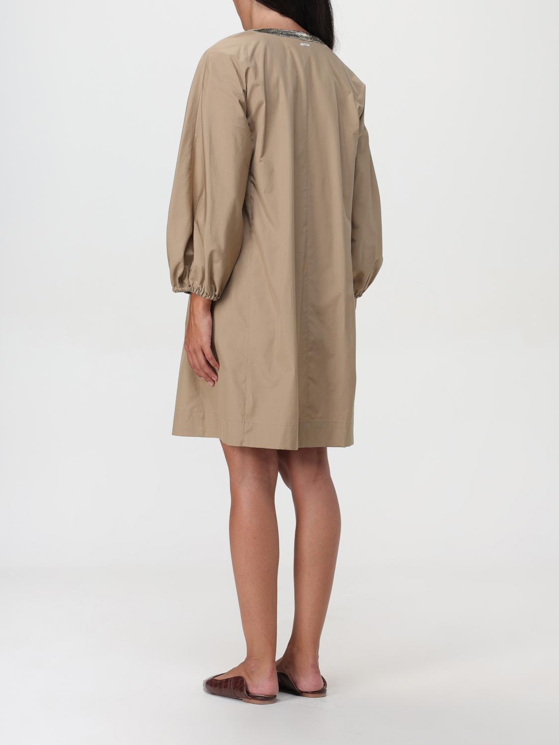 'S MAX MARA ABITO: Abito caftano 's Miki Max Mara in cotone, Beige - Img 2
