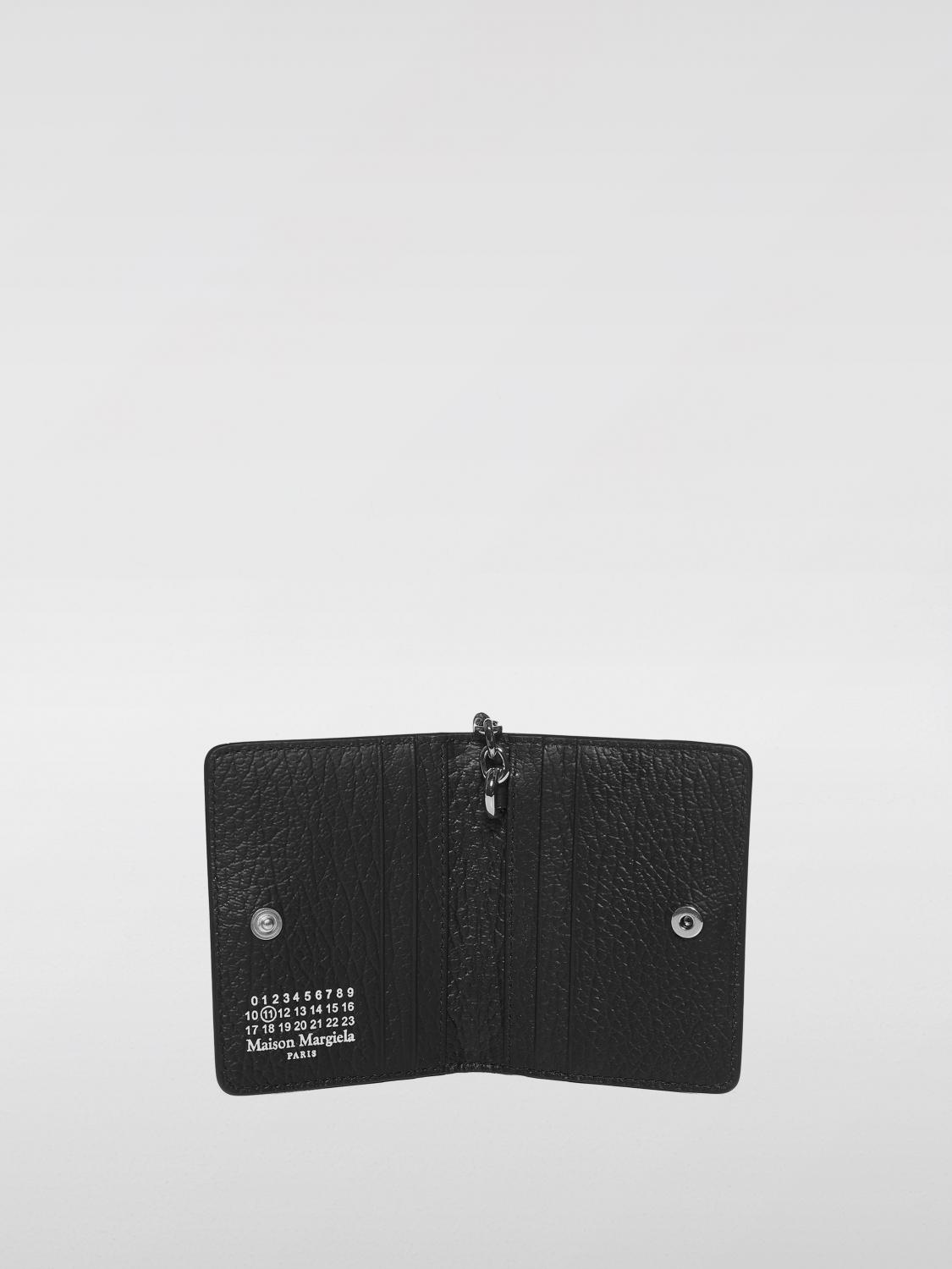 MAISON MARGIELA PORTAFOGLIO: Portacarte di credito Maison Margiela in pelle a grana , Nero - Img 2