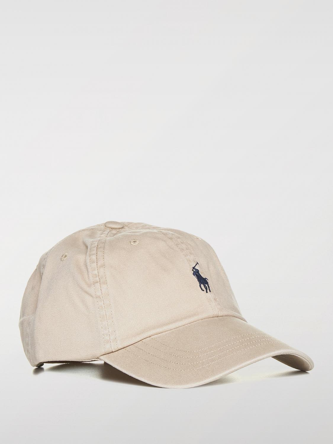 Giglio Cappello Polo Ralph Lauren in cotone con logo ricamato