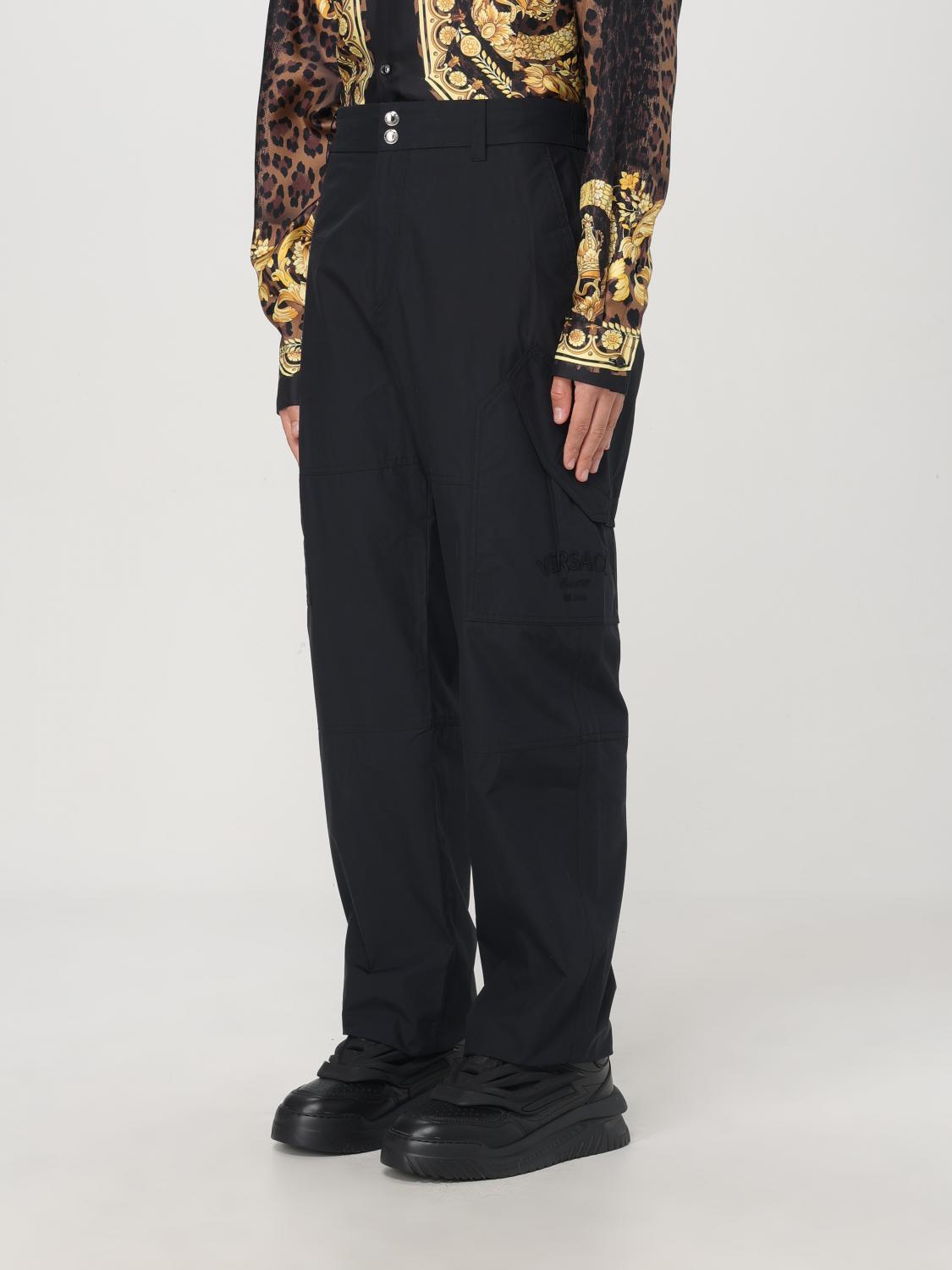 VERSACE PANTS: Pants men Versace, Black - Img 4