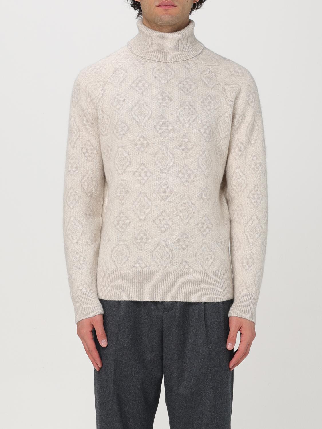 BRUNELLO CUCINELLI SWEATER: Sweater men Brunello Cucinelli, Cream - Img 1