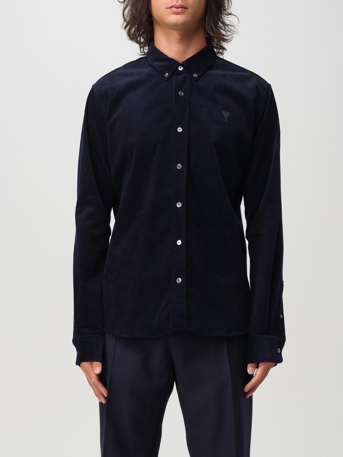 AMI PARIS SHIRT: Shirt men Ami Paris, Blue - Img 1