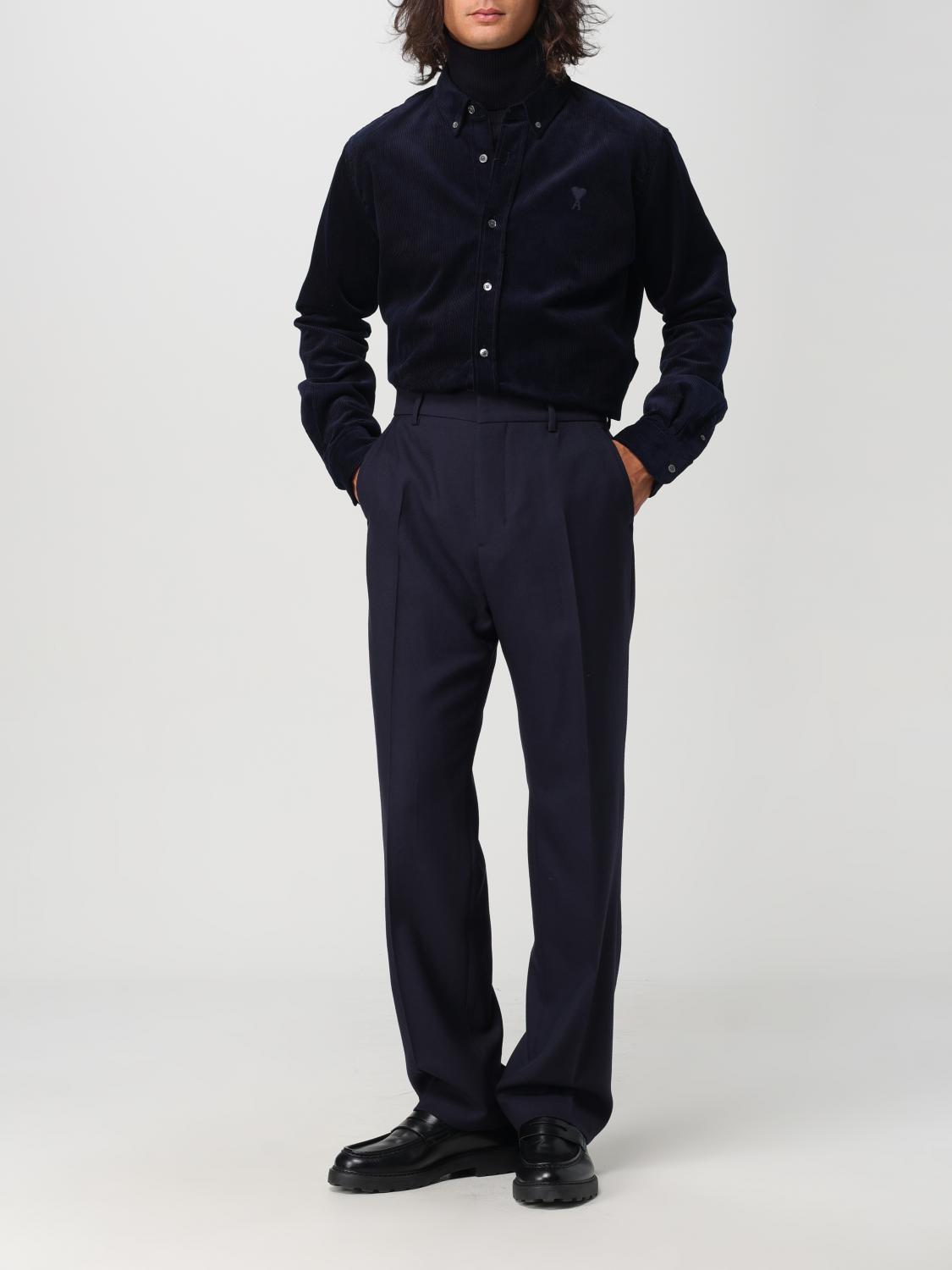 AMI PARIS SHIRT: Shirt men Ami Paris, Blue - Img 2