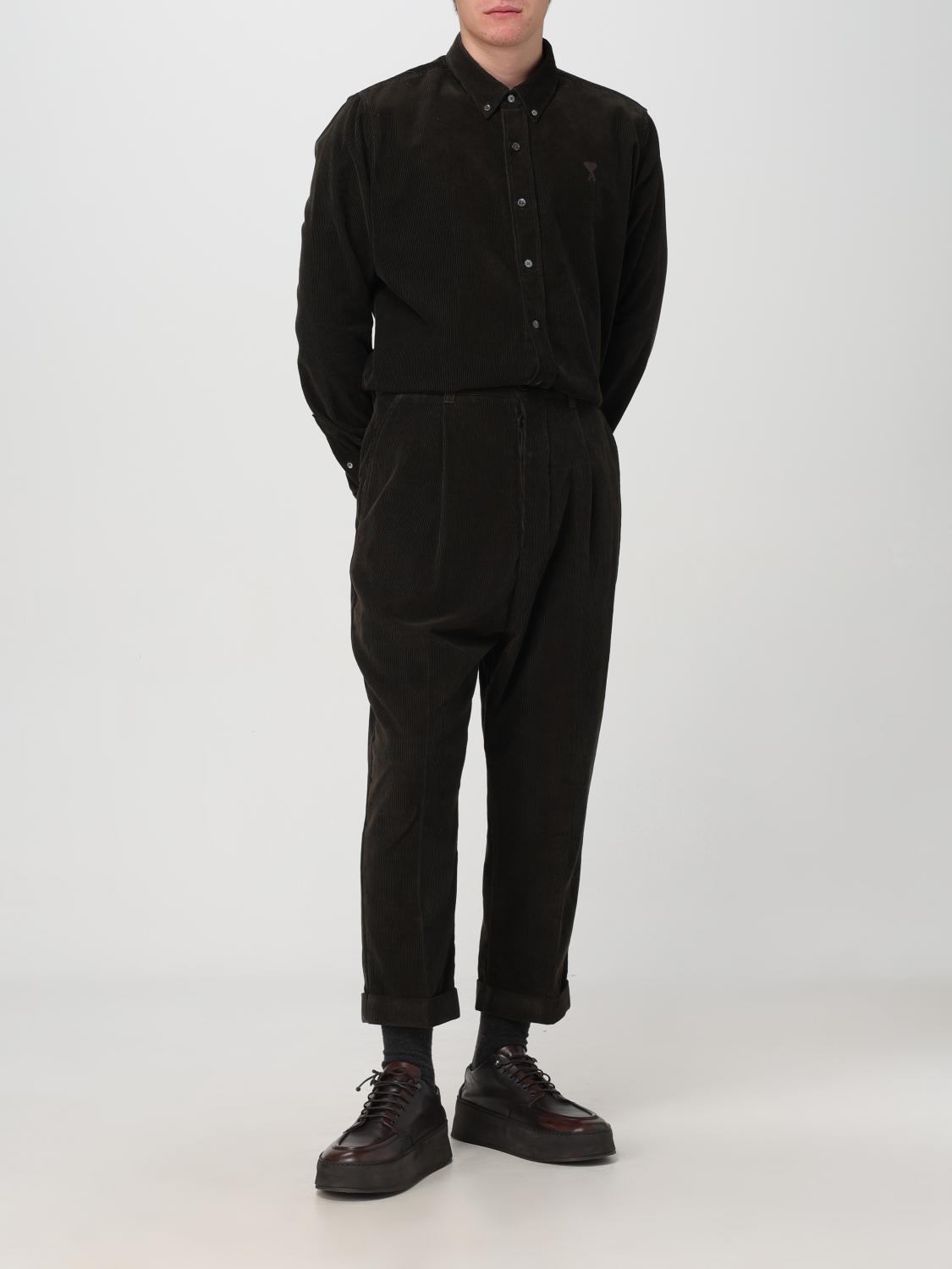 AMI PARIS HEMD: Hemd herren Ami Paris, Braun - Img 2